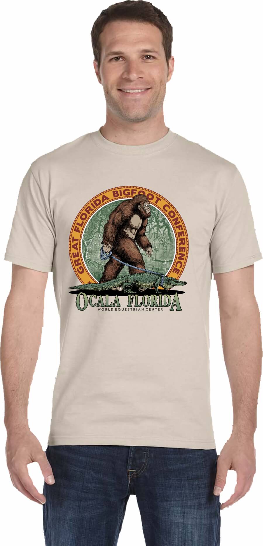 2023 Great Florida Bigfoot T-shirt Sand